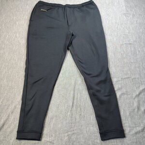 Simms Guide Pants Size XL Black Polyester Stretchy Fleece Under Waders Fishing